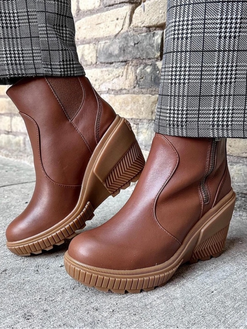 SOREL Ona Ave™ Zip Wedge Booties NWT - Picture 4 of 13